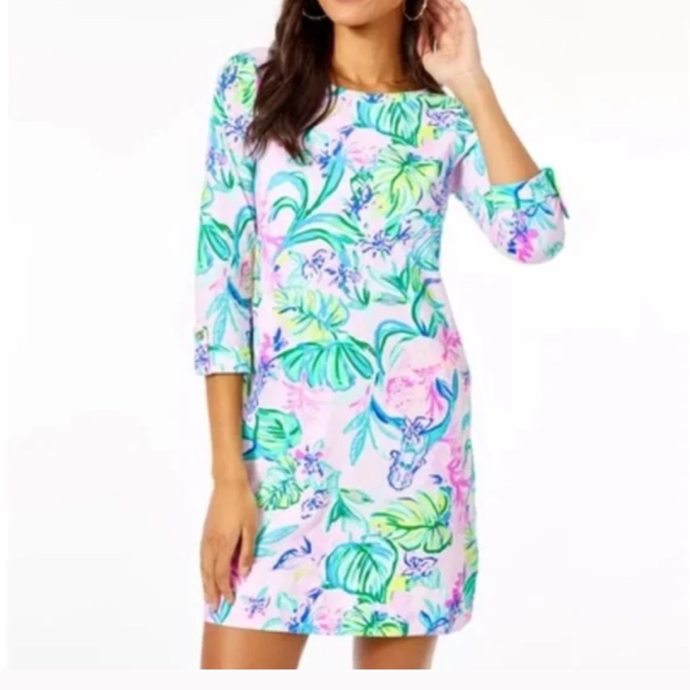 Lilly Pulitzer Linden Shift Dress Mermaid in the Shade, Size Medium